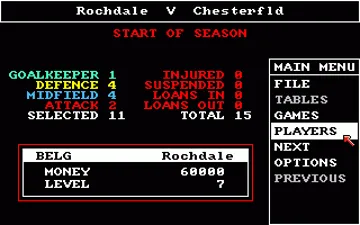 Football Crazy screen shot game playing